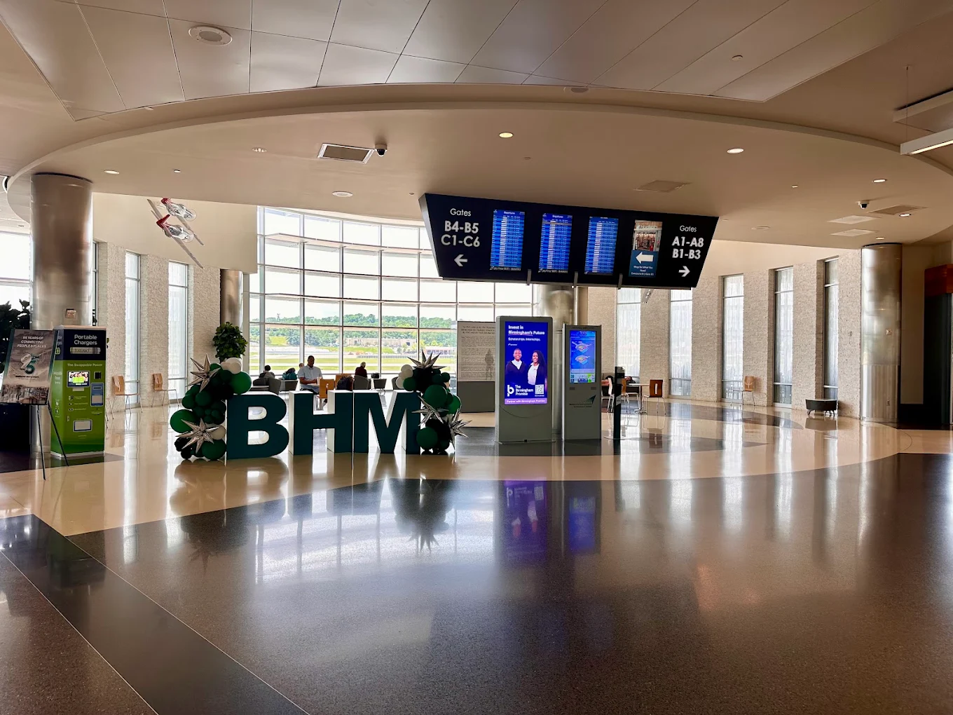 Birmingham-Shuttlesworth International Airport (BHM) terminal interior